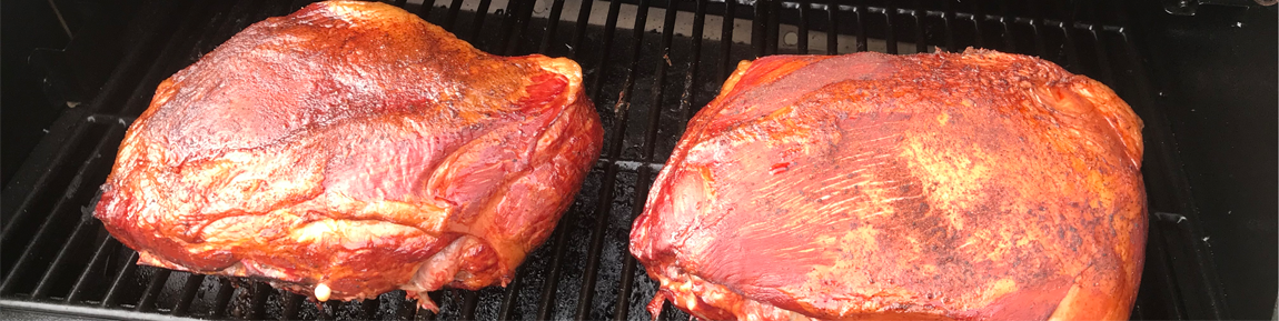 Boston Butts on the Smoker
