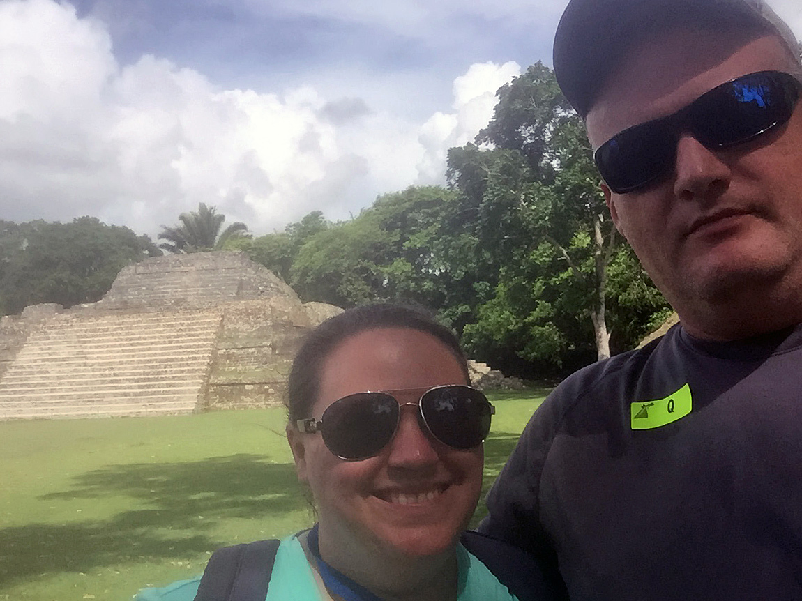 Mark and Sarah in Belize